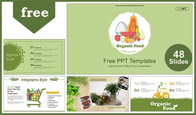 Free Green Concept Powerpoint Templates Design