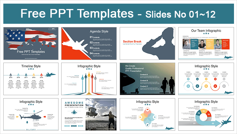 Patriotic-Soldier-Saluting-PowerPoint-Templates-preview-01