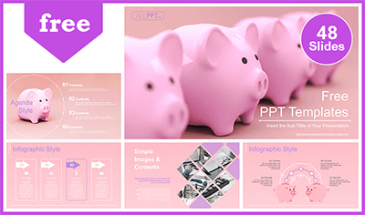 Pink-Piggy-Bank-PowerPoint-Templates-List