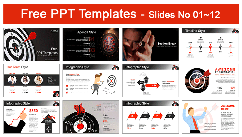 Red-Dart-Arrow-Hitting-PowerPoint-Templates-preview-01