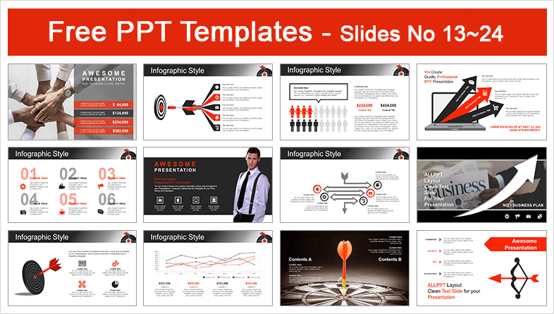 Red-Dart-Arrow-Hitting-PowerPoint-Templates-preview-02