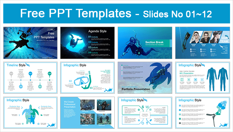 Underwater-Scuba-Diving-PowerPoint-Templates-preview-01