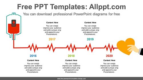 Blood Donation PowerPoint Diagram Template-list-image