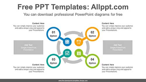 Center Pointing Circle PowerPoint Diagram-list-image