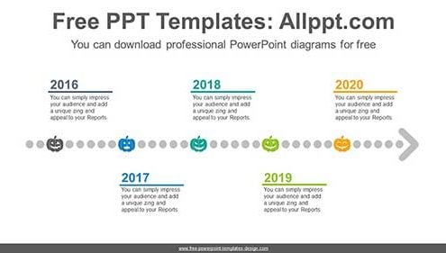 Graphic Timeline Template from www.free-powerpoint-templates-design.com