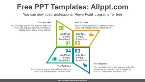 Four-Pinwheel-Wing-PowerPoint-Diagram-list-image