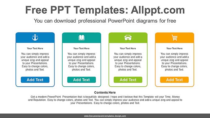 Icon Text Boxes PowerPoint Diagram-post-image