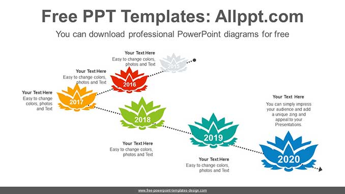 Lotus-Above-Dotted-Line-PowerPoint-Diagram-post-image