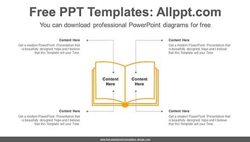 Open-Book-PowerPoint-Diagram-list-image