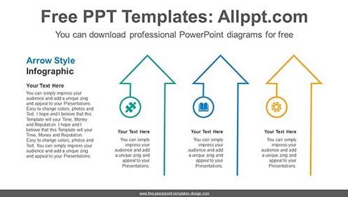 Rising-line-arrow-PowerPoint-Diagram-list-image