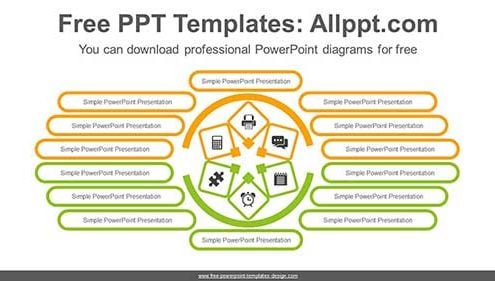 Symmetrical-Semi-Radial-PowerPoint-Diagram-list-image