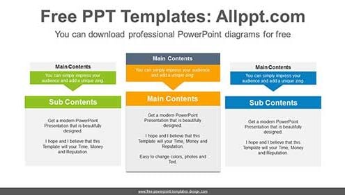 Symmetrical-Text-Boxes-PowerPoint-Diagram-list-image