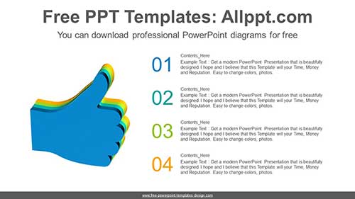 Thumbs-Up-PowerPoint-Diagram-list-image