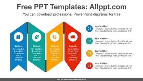 Twisted-Ribbon-PowerPoint-Diagram-list-image