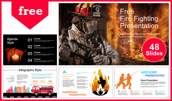 Fire Fighting Powerpoint Templates For Free