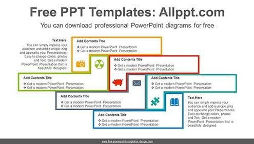 Cascading-Bend-Square-PPT-Diagram-list-image