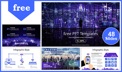 Free Computers Powerpoint Template Design