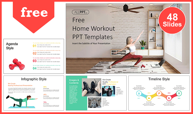 Home Workout Powerpoint Templates For Free